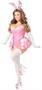 Lavish 4 PC Pink Bunny Corset Costume