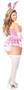 Lavish 4 PC Pink Bunny Corset Costume