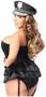 Lavish 4 PC Rhinestone Cop Corset Costume