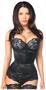 Lavish Black Underbust Zipper Corset