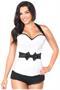 Lavish White Halter Corset w/Bow