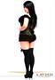 Lavish Camouflage Underbust Corset