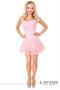 Lavish Light Pink Lace Corset Dress