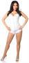 Lavish White Lace Overbust Corset w/Zipper