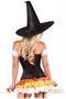 Lavish 4 PC Witch Corset Costume