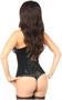 Lavish Black Velvet Underbust Corset
