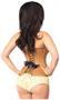 Top Drawer Faux Leather Steel Boned Ren Faire Corset