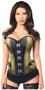 Top Drawer Olive Buckle Steel Boned Corset