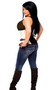 Top Drawer Brocade Steel Boned Underbust Corset Top with Buckles