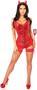 Top Drawer 4 PC Devilicious Premium Corset Costume