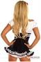 Top Drawer Navy Blue Pin-Up Underbust Corset