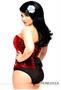 Top Drawer Red Sequin Steel Boned Corset