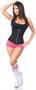 Top Drawer Black Cotton Steel Boned Underbust Corset w/Zipper