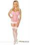 Top Drawer Pink Lace Molded Cup Corset
