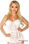 Top Drawer Ivory Lace Molded Cup Corset