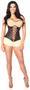 Top Drawer Faux Leather Steel Boned Ren Faire Corset