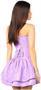 Top Drawer Lilac Lace Steel Boned Ruffle Corset Dress