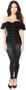 Top Drawer Black Velvet Off-The-Shoulder Steel Boned Corset