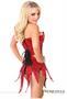 Top Drawer Red Sequin Steel Boned Corset Dress