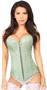 Top Drawer Sea Green Brocade Steel Boned Corset