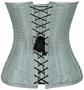 Top Drawer Sea Green Brocade Steel Boned Corset