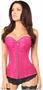 Top Drawer Fuchsia Brocade Steel Boned Corset