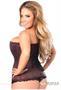 Top Drawer Brown Brocade Steel Boned Corset