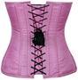 Top Drawer Pink Brocade Steel Boned Corset
