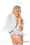 Top Drawer Premium Sequin Angel Corset Dress Costume
