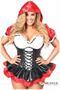 Top Drawer Premium Red Riding Hood Corset Dress Costume