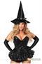 Top Drawer Premium Sequin Witch Corset Dress Costume