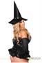 Top Drawer Premium Sequin Witch Corset Dress Costume