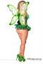 Top Drawer Premium Sequin Green Fairy Corset Dress Costume