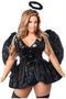 Top Drawer 4 PC Fallen Angel Corset Costume