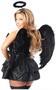 Top Drawer 4 PC Fallen Angel Corset Costume