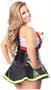 Top Drawer 2 PC Flamin' Hot Firefighter Corset Costume