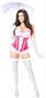 Top Drawer 6 PC Sexy Pink Princess Corset Costume