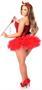 Top Drawer 4 PC Sexy Devil Corset Costume