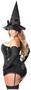 Top Drawer 4 PC Sequin Witch Corset Costume
