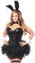 Top Drawer 5 PC Sequin Bunny Corset Costume