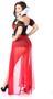 Top Drawer 6 PC Sexy Fairytale Red Queen Costume