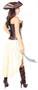 Top Drawer 4 PC Pirate Captain Costume