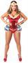 Top Drawer Premium 4 PC Superhero Corset Costume