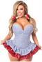 Top Drawer 2 PC Sequin Kansas Girl Corset Dress Costume