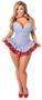 Top Drawer 2 PC Sequin Kansas Girl Corset Dress Costume