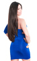 Dazzling Royal Blue One Shoulder Party Dress