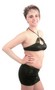 3 Pc. Snake Print Bra with Skirt Set