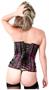 Purple Fantasy Brocade Corset Top