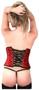 Spicy Red Brocade Underbust Corset Top