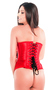 Valentine Red Steel Boned Burlesque Party Corset Top